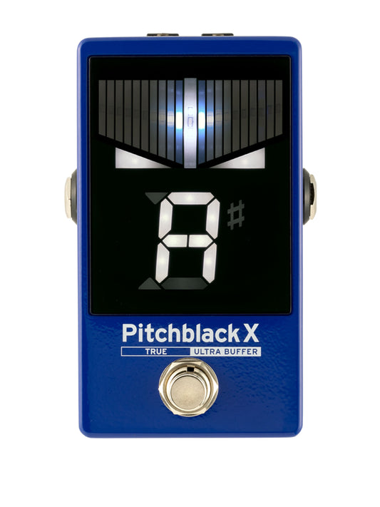 Korg Pitchblack X Chromatic Pedal Tuner, Limited Edition Blue