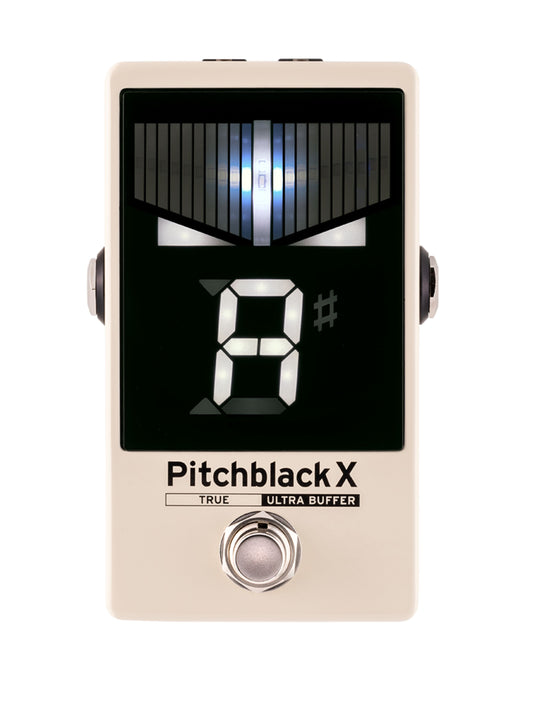 Korg Pitchblack X Chromatic Pedal Tuner, Limited Edition Cream
