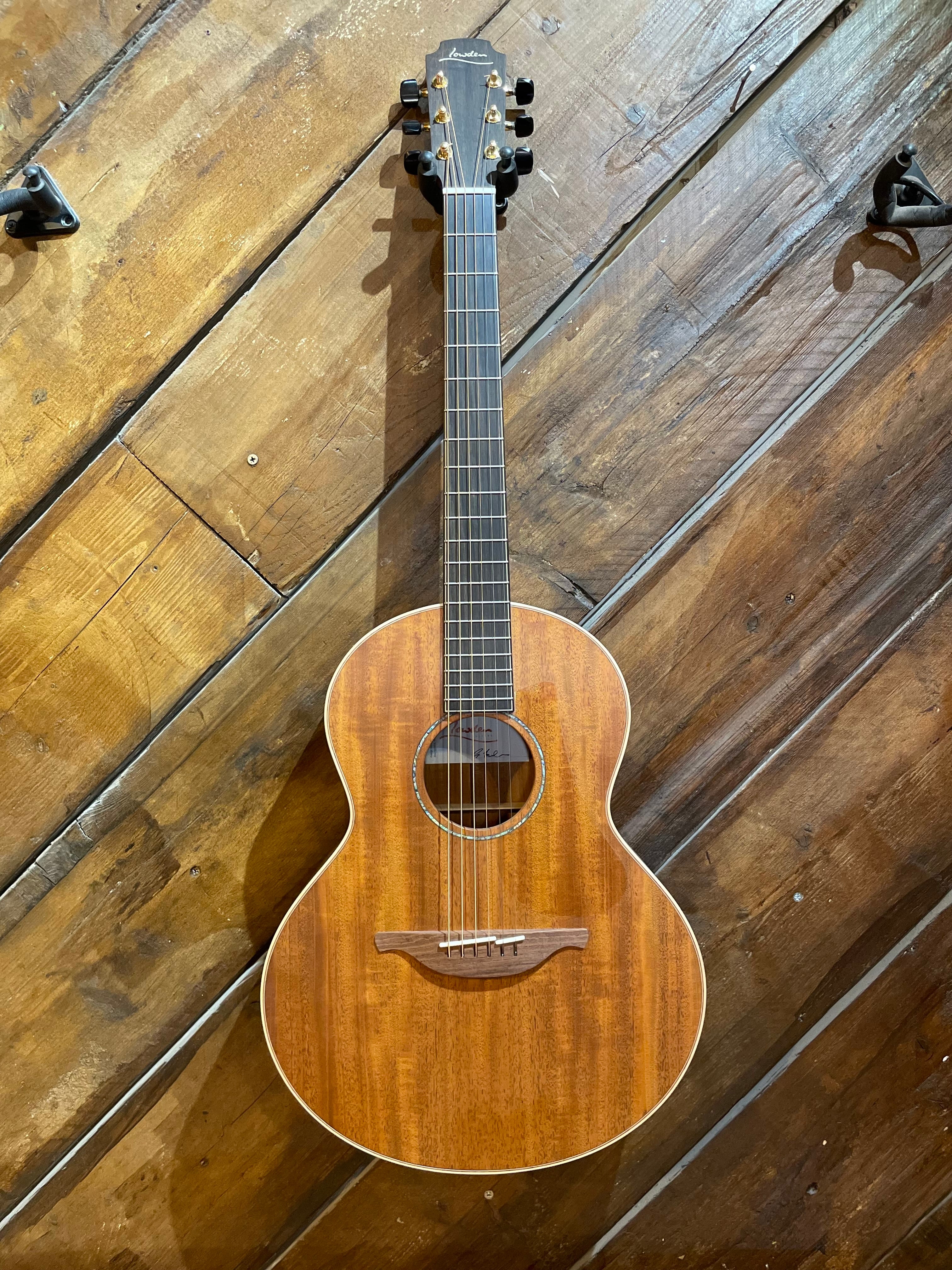 Fiddleback Lowden S-35M, Fiddleback Mahogany Acoustic Guitar – Wunjo Guitars