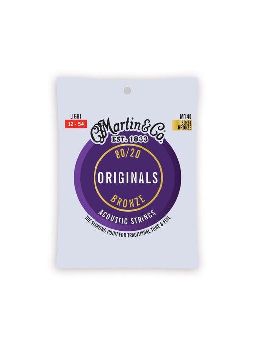 Martin & Co Originals 80/20 Bronze Acoustic Guitar Strings