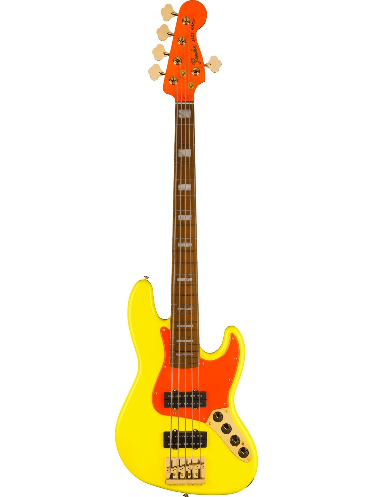 Fender Mononeon Signature Jazz Bass V, Neon Yellow - B-STOCK