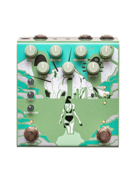 Old Blood Noise Endeavors Bathing Liminal Delay Guitar Pedal, Algae
