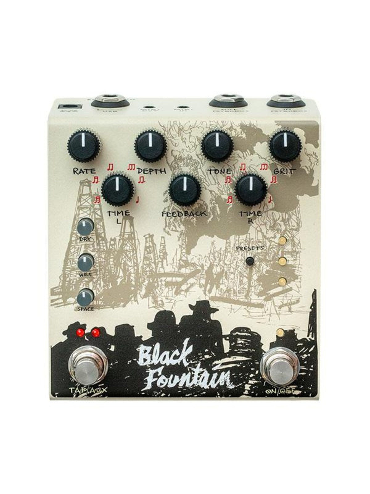 Old Blood Noise Endeavors Black Fountain Stereo, Oil Can Delay