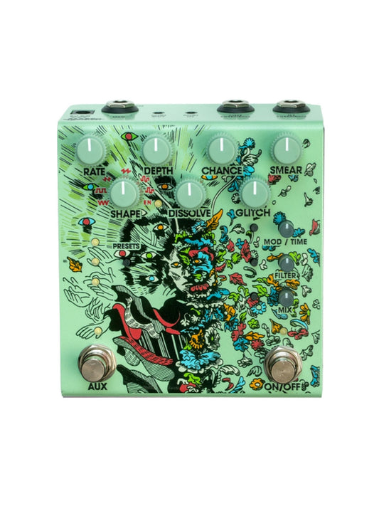 Old Blood Noise Endeavors Parting Emily Hopkins Signature Delay/Reverb/Modulation Pedal, Green