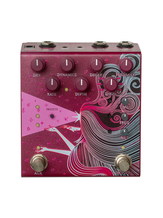 Old Blood Noise Endeavors Sunlight Stereo Reverb Guitar Pedal, Maroon