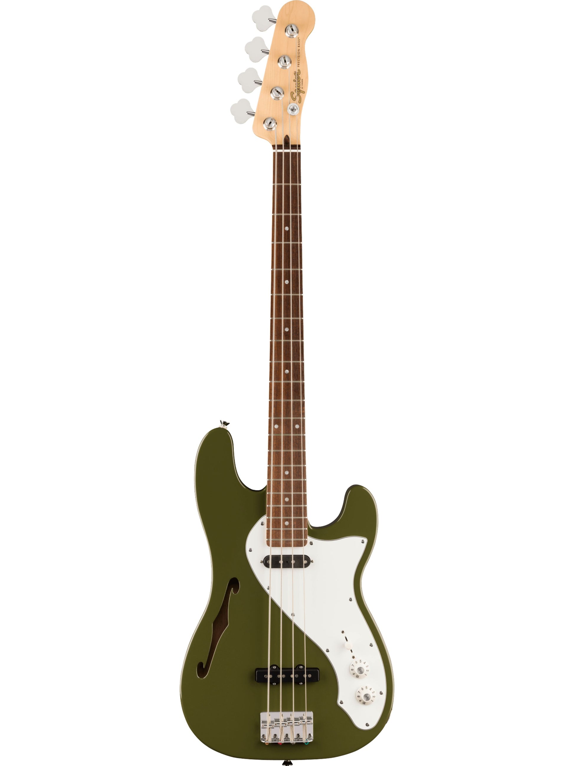 Squier Paranormal Precision Bass Thinline SJ, Olive