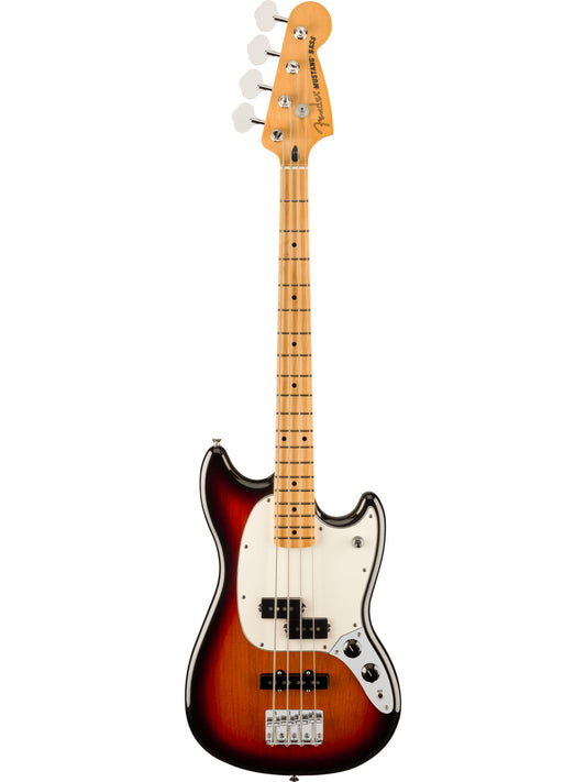 Fender Player II Mustang Bass PJ Maple Neck, Three Tone Sunburst