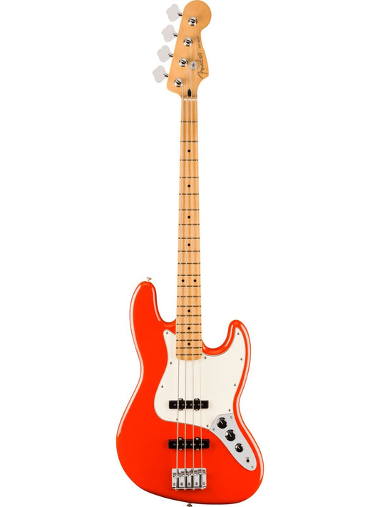 Fender Player II Jazz Bass Maple Neck, Coral Red