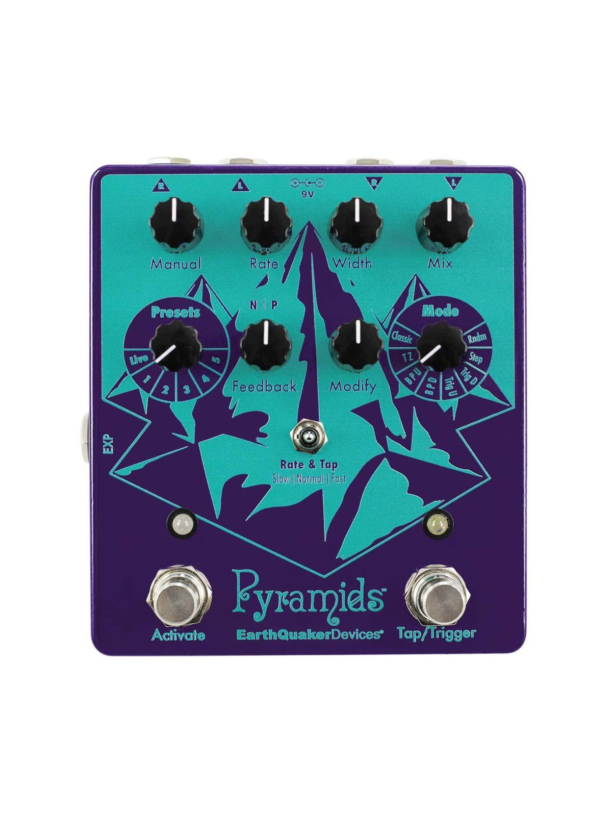 EarthQuaker Devices Pyramids™ Stereo Flanging Device Pedal