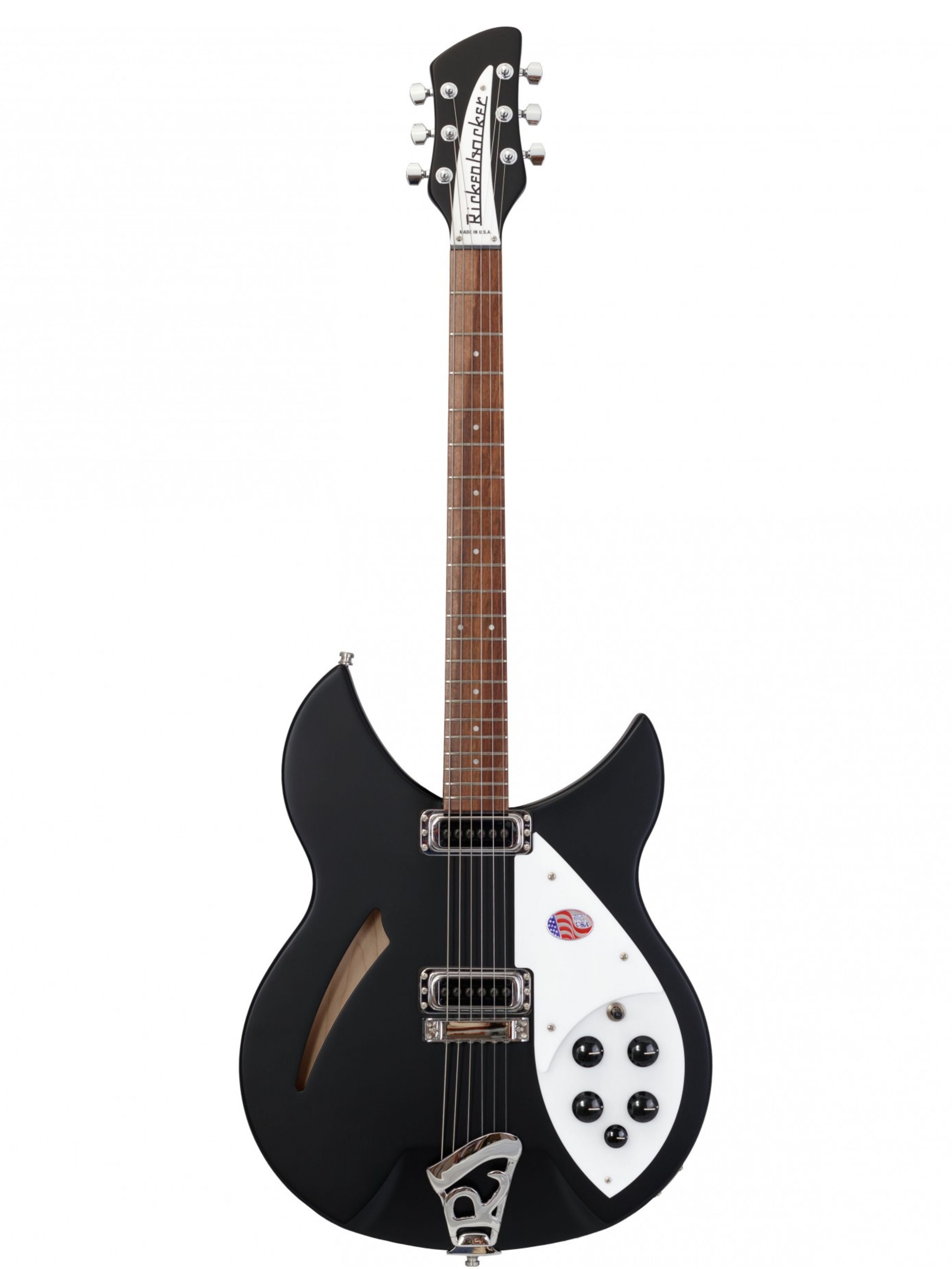 Rickenbacker 330 Matte Black Wunjo Guitars