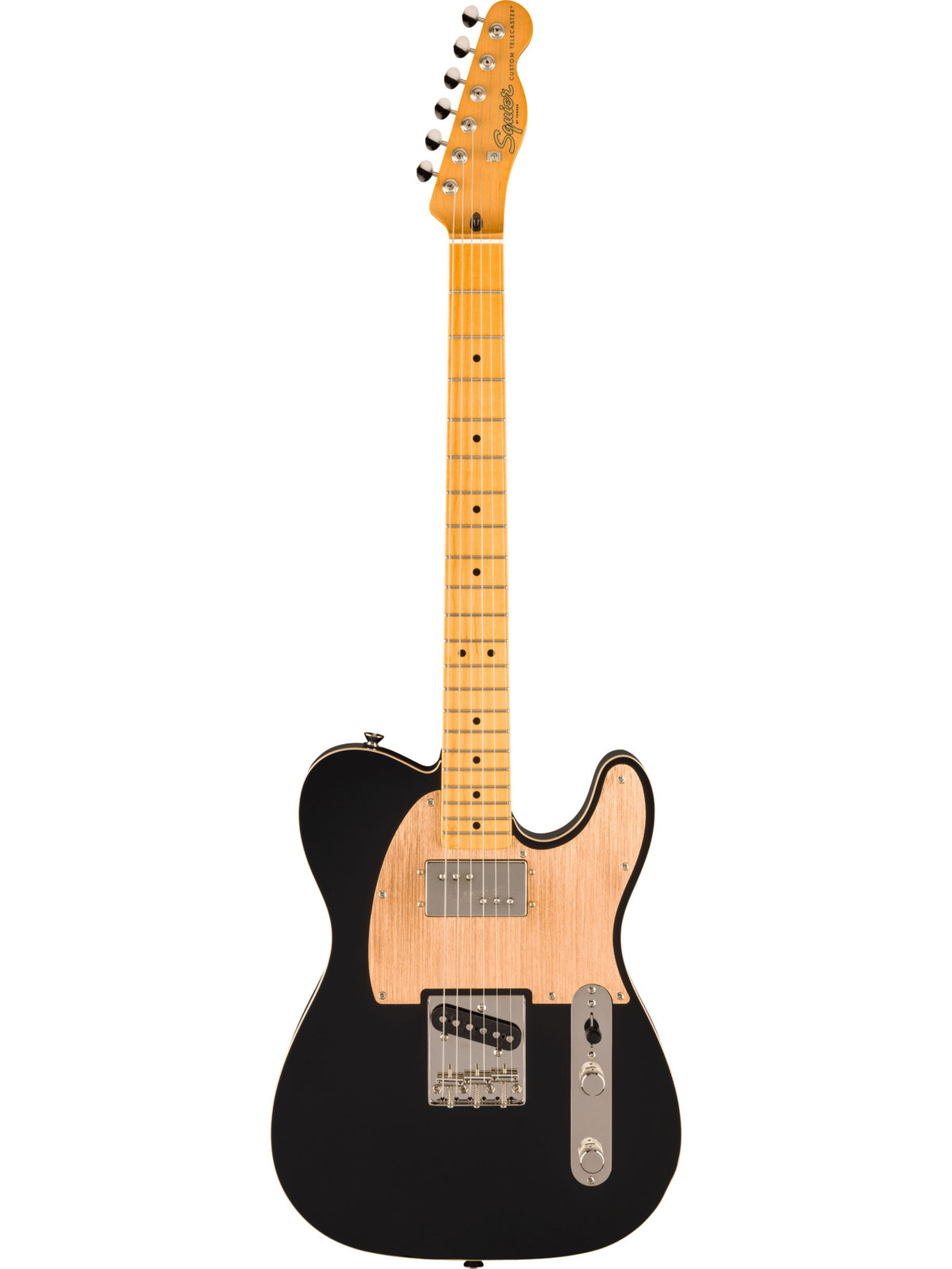 Squier Classic Vibe Limited Edition 60s Custom Telecaster SH, Black with Gold Anodized Pickguard