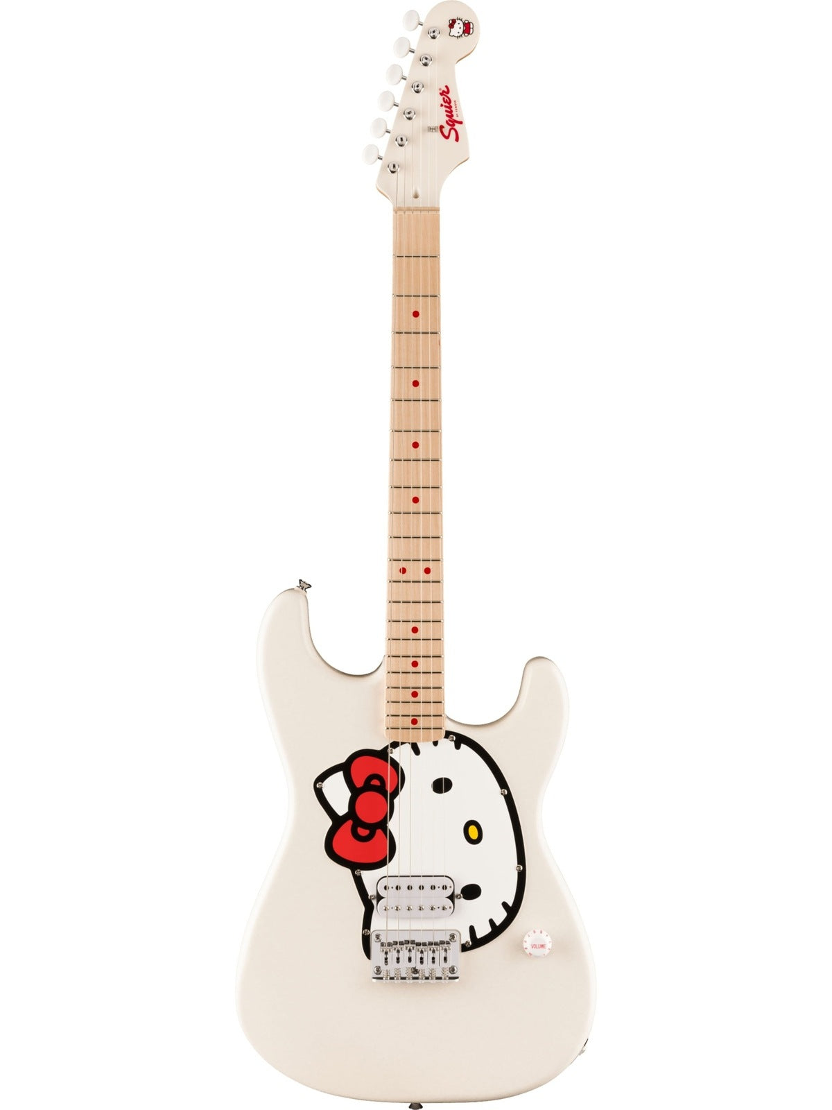 Squier by Fender x Hello Kitty Limited Edition Stratocaster, White
