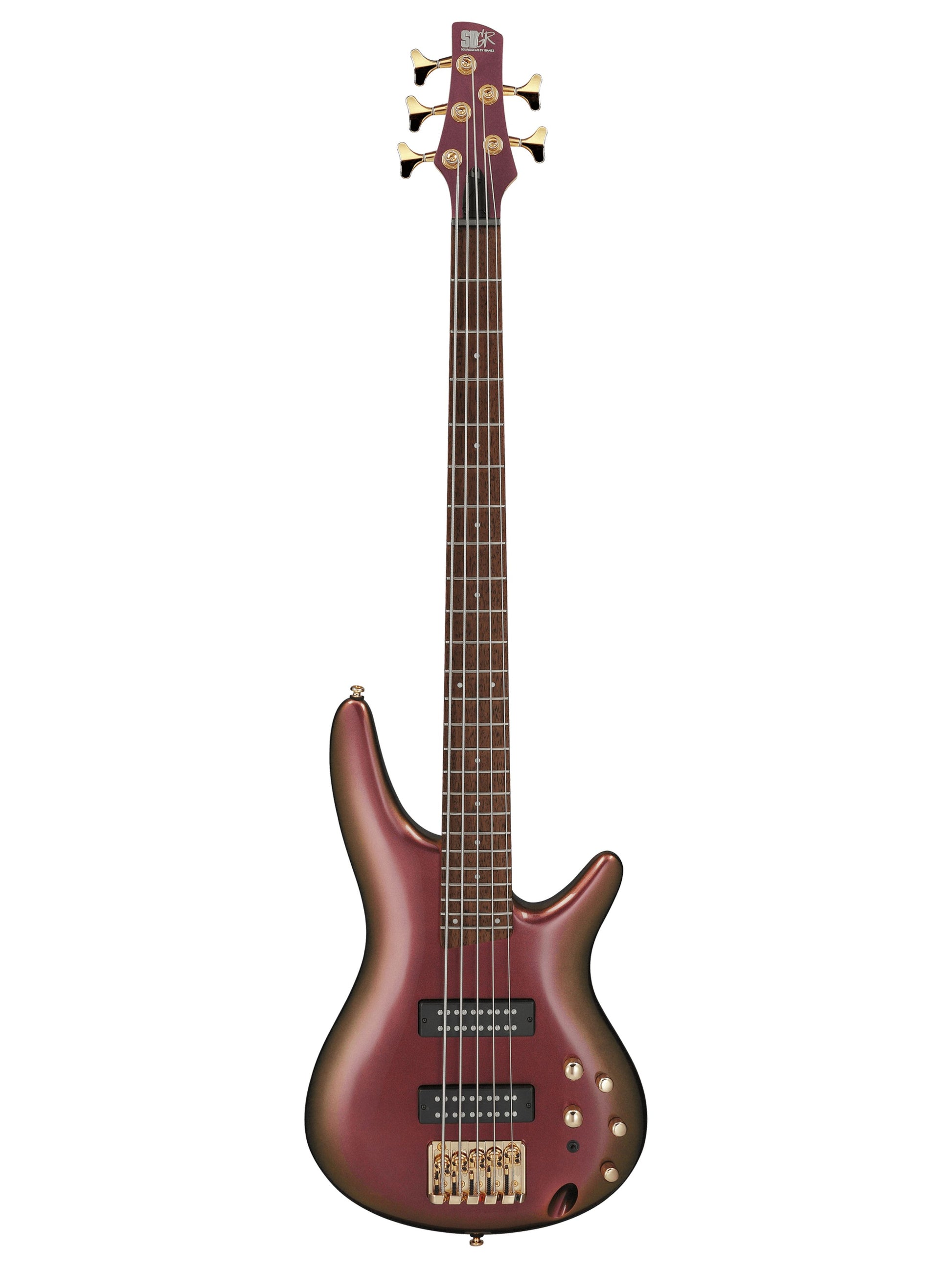 Ibanez SR305EDX 5-String Electric Bass, Rose Gold Chameleon