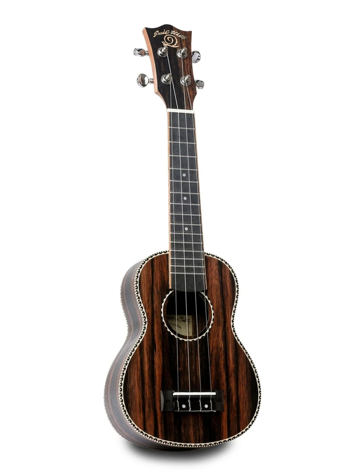 Snail UKS-E220EQ Ebony Soprano Electro Ukulele