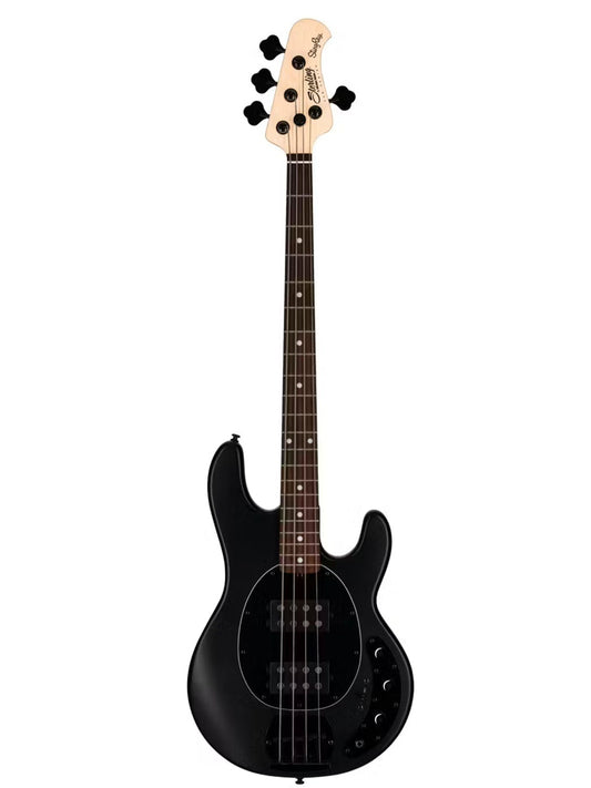Sterling by Music Man StingRay4 HH, Stealth Black