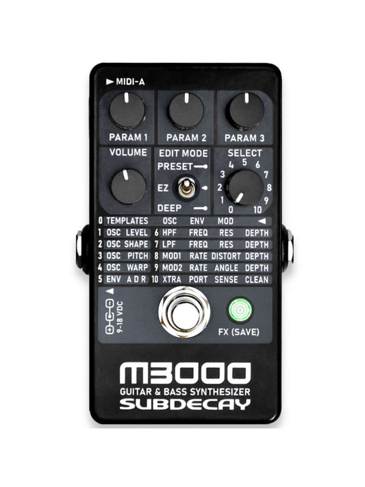 Subdecay M3000 Synthesizer Pedal