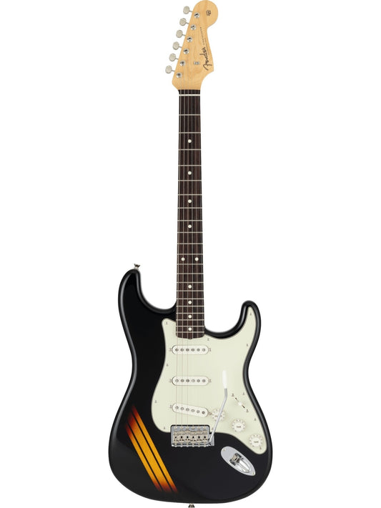 Fender MIJ 2025 Traditional II 60s Stratocaster, Competition Black/Three Tone Sunburst