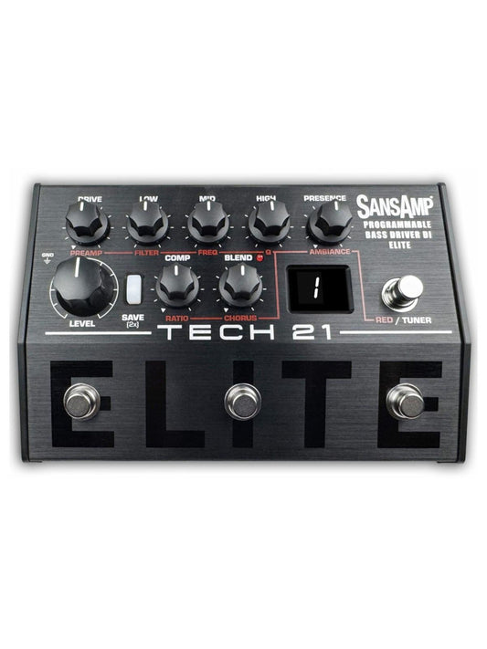 Tech 21 SansAmp Programmable Bass Driver Elite