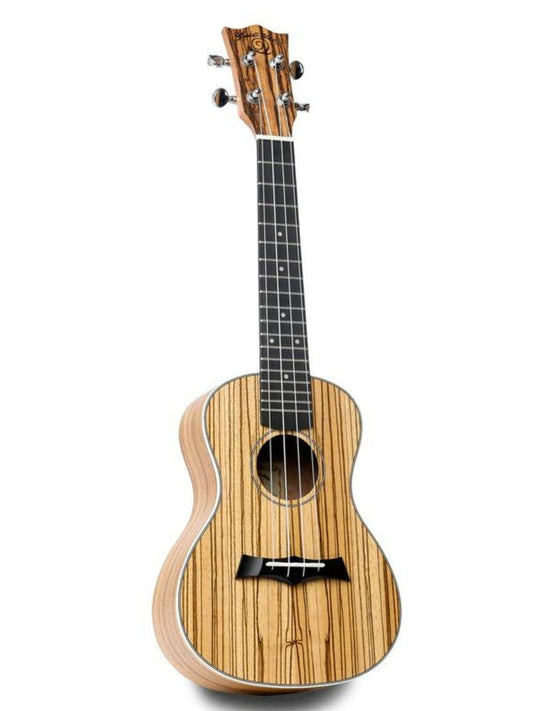 Snail UKC-480E Zebrawood Concert Ukulele