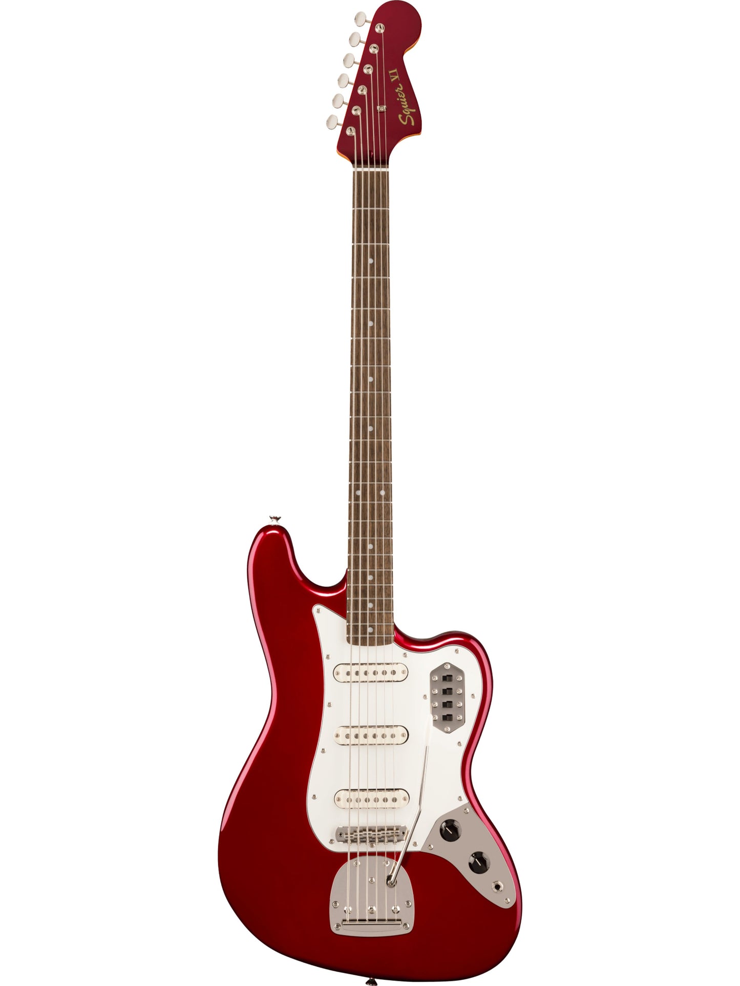 Squier Limited Edition Classic Vibe Bass VI, Candy Apple Red