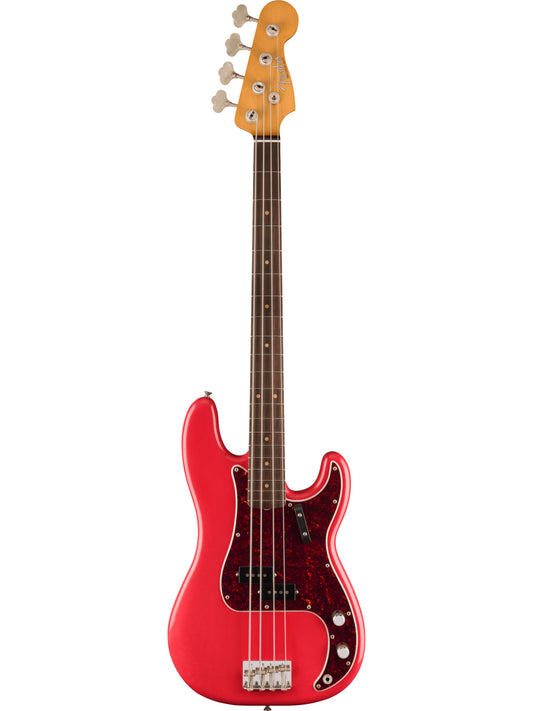 Fender Vintera II Limited Edition Road Worn Precision Bass, Fiesta Red