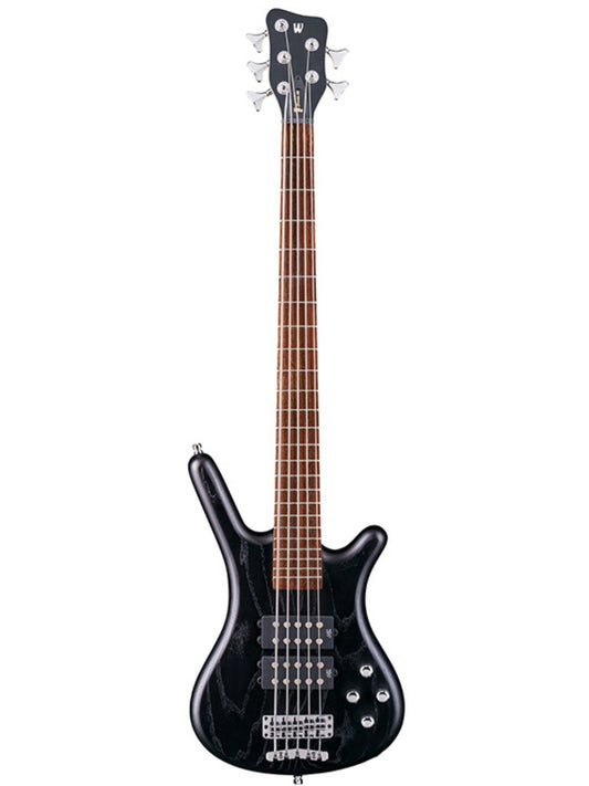 Warwick RockBass Corvette SS 5-String Electric Bass, Nirvana Satin Black