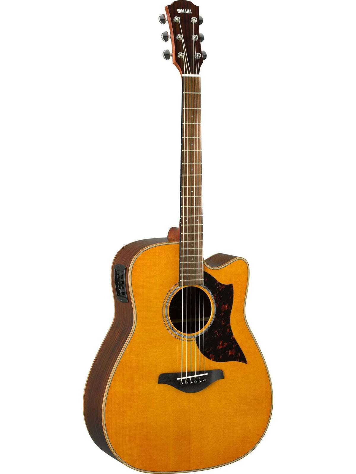 Yamaha A1M Dreadnought Electro-Acoustic Guitar, Vintage Natural
