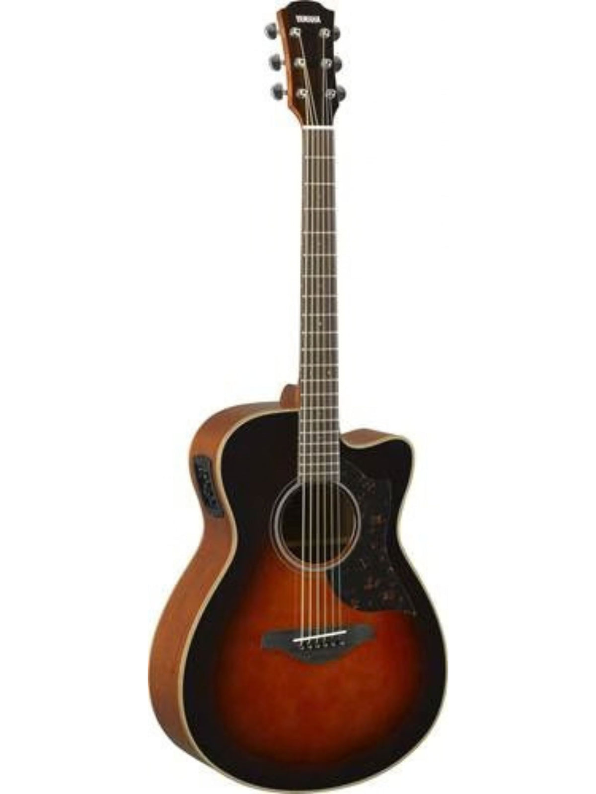 Yamaha AC1M Concert Electro-Acoustic Guitar, Brown Sunburst