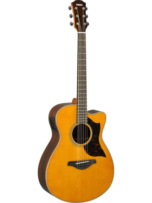 Yamaha AC1R Concert Electro-Acoustic Guitar, Vintage Natural