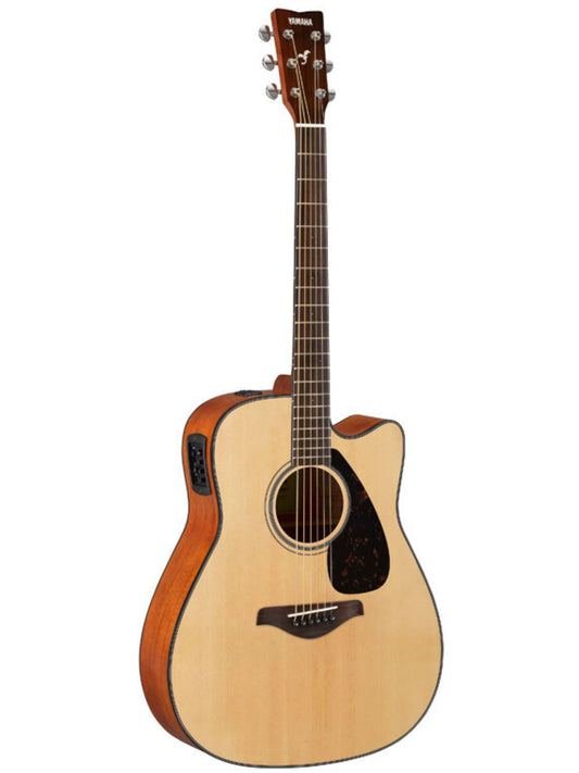 Yamaha FGX800C Dreadnought Acoustic Guitar, Natural