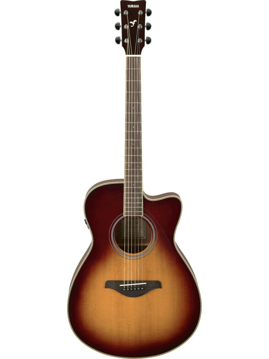 Yamaha FSC-TA Concert TransAcoustic Guitar, Brown Sunburst
