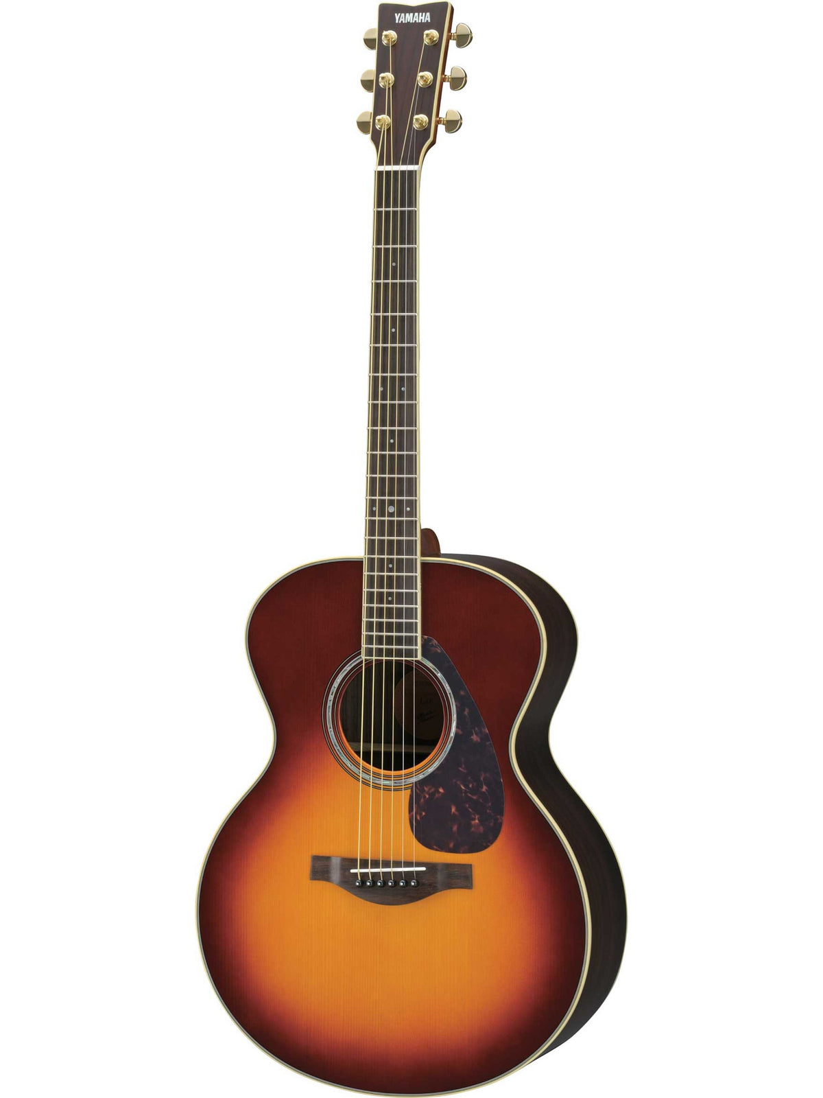 Yamaha LJ6 ARE Mini Jumbo Electro-Acoustic Guitar, Brown Sunburst