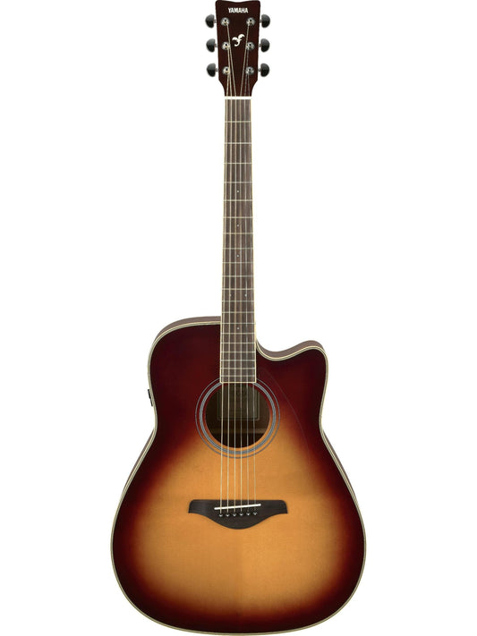 Yamaha FGC-TA TransAcoustic Guitar, Brown Sunburst