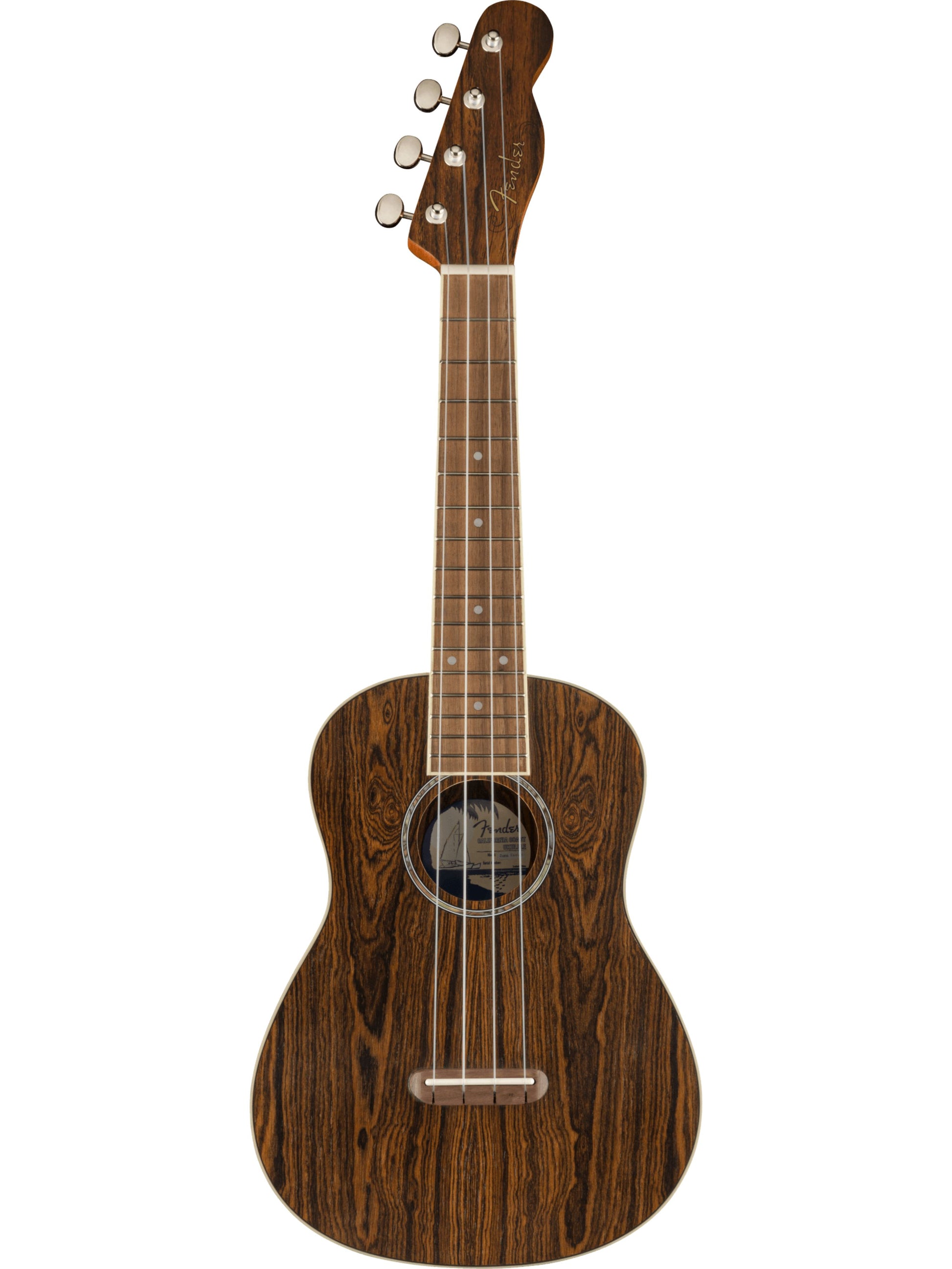 Fender Zuma Exotic Concert Ukelele, Bocote