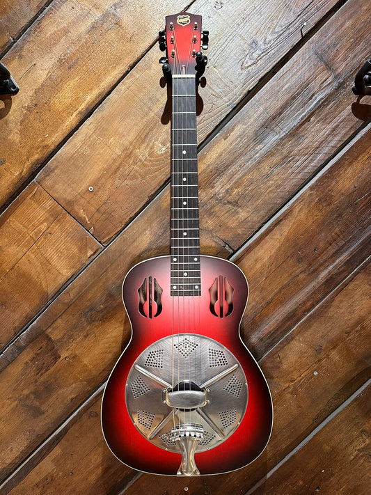 National Rosita Resonator, Cherry Red/Blackburst NEW