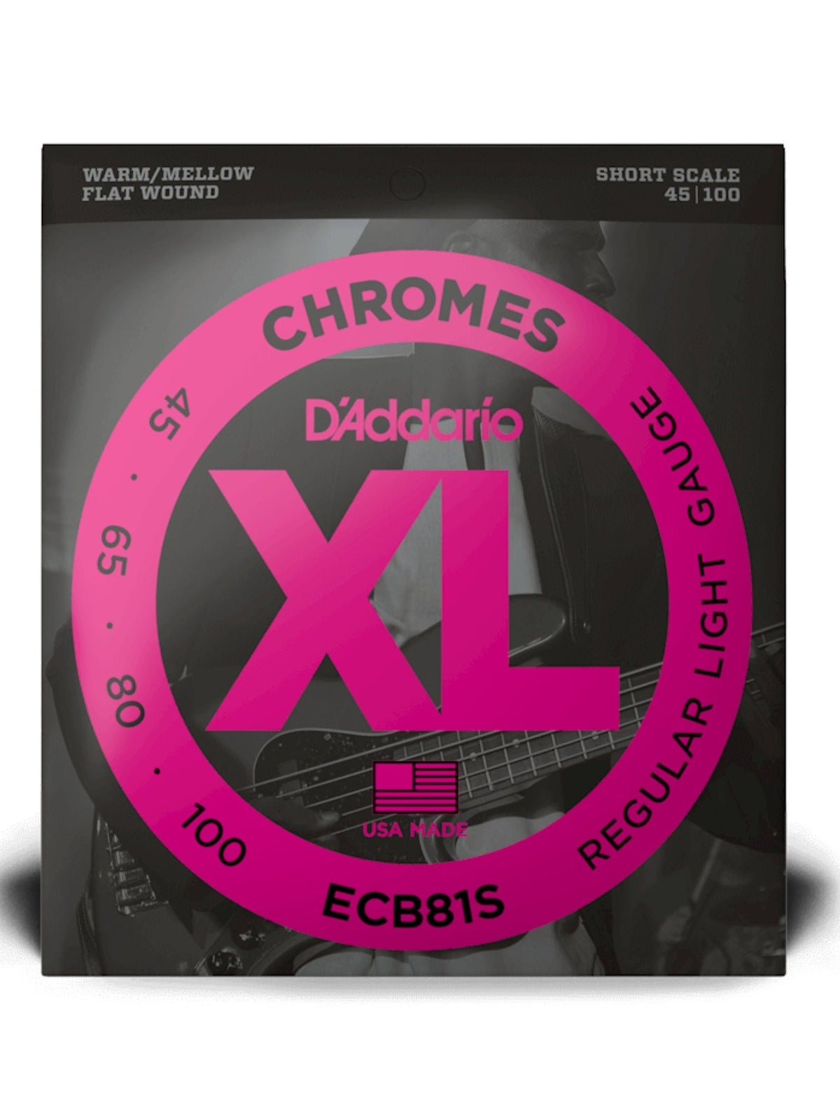 D'Addario XL Chromes Short Scale Bass Strings