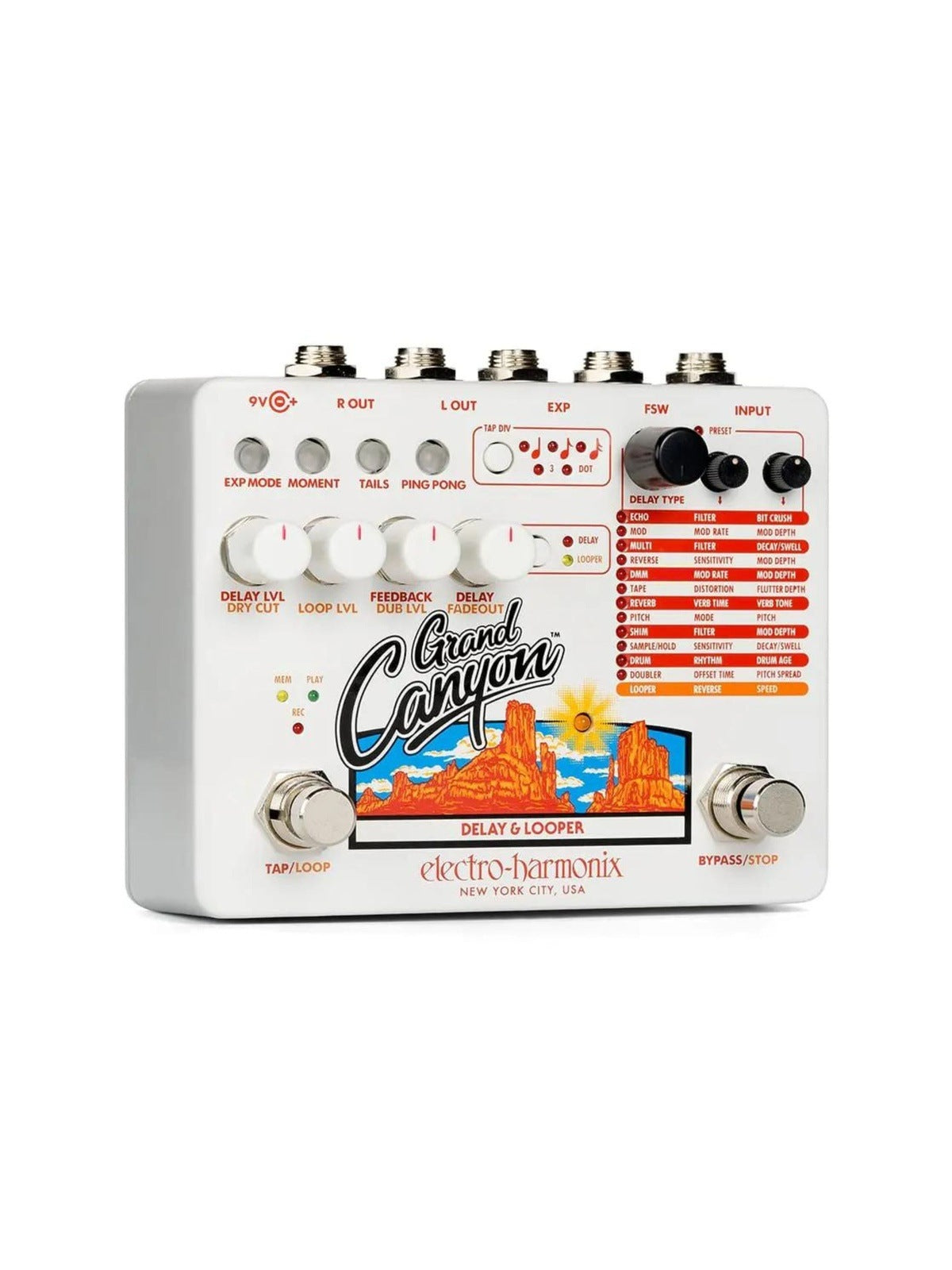 Electro Harmonix Grand Canyon Delay & Looper Pedal