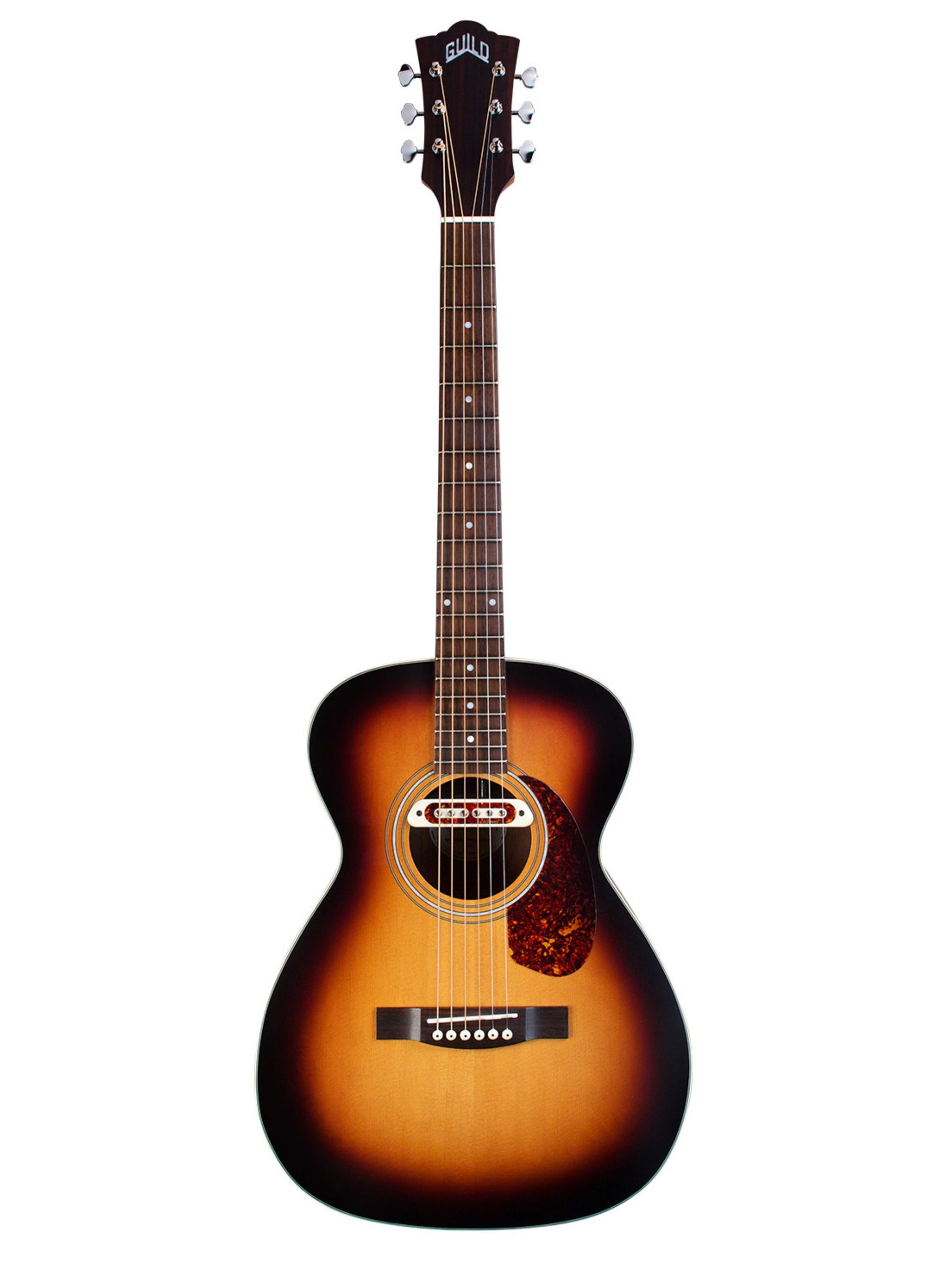 Guild M-240E Troubadour Electro-Acoustic Guitar, Vintage Sunburst