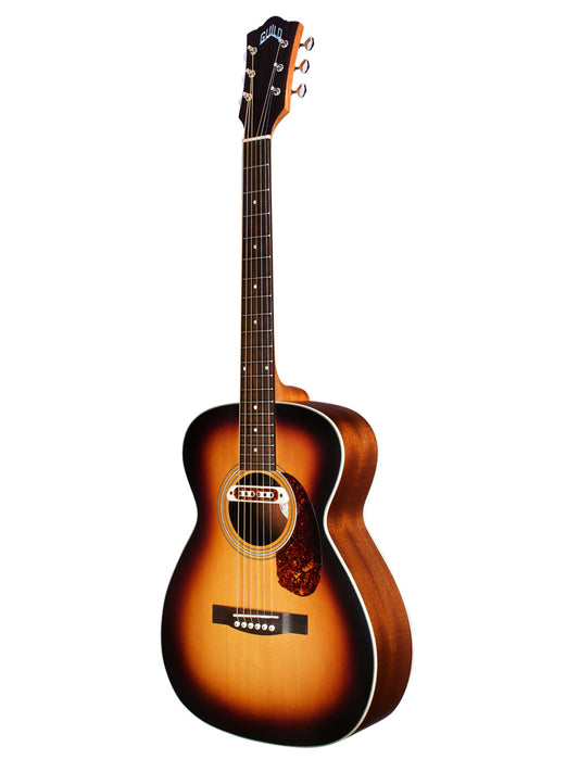 Guild M-240E Troubadour Electro-Acoustic Guitar, Vintage Sunburst