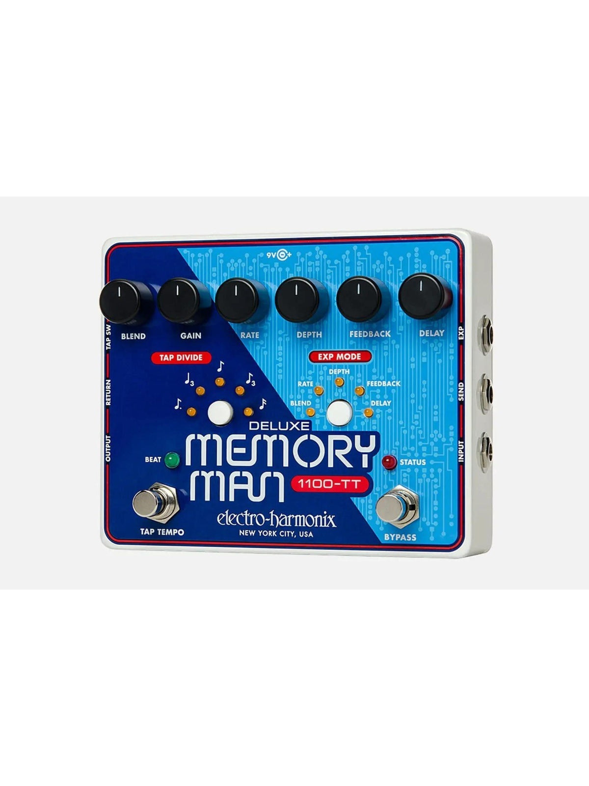 Electro Harmonix Deluxe Memory Man 1100-TT Analog Delay with Tap Tempo Pedal