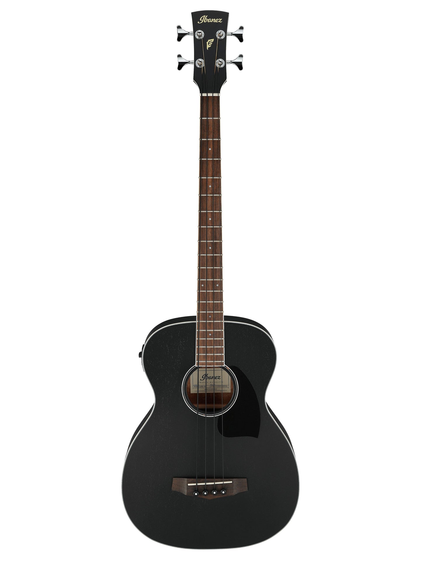 Ibanez PCBE14 Acoustic Bass, Weathered Black Open Pore