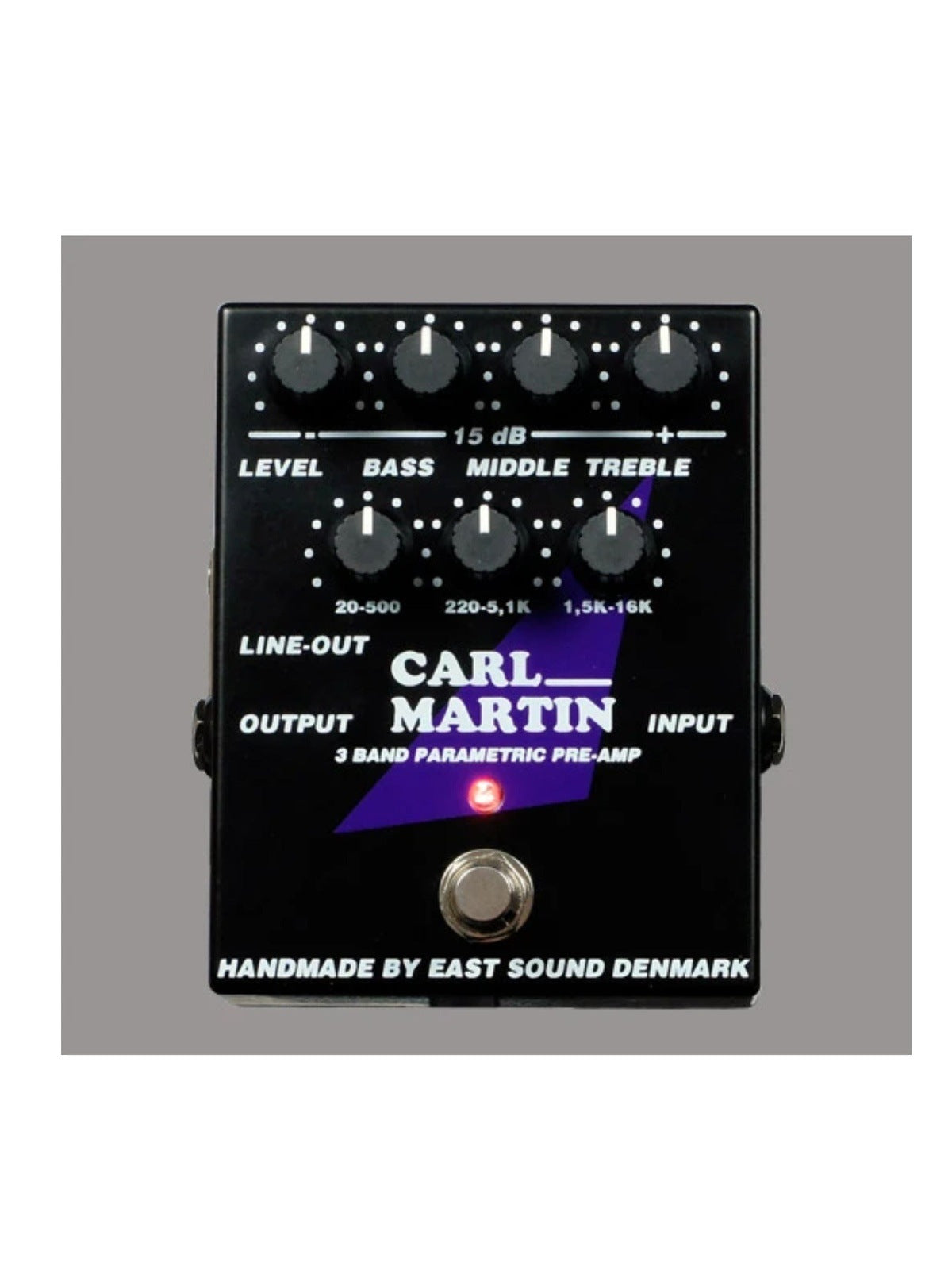 Carl Martin Parametric 3 Band Parametric Boost / EQ Bass Pedal