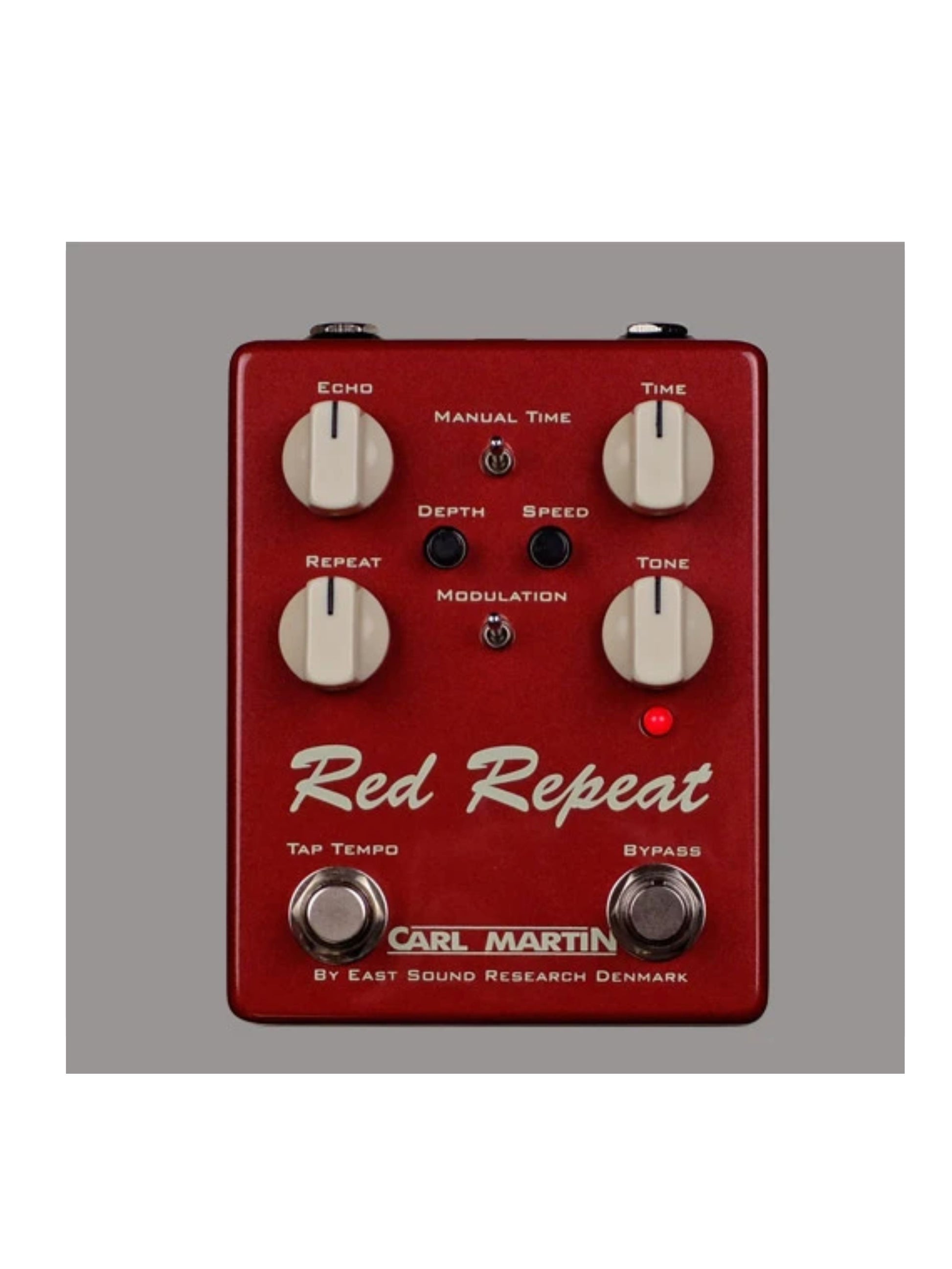 Carl Martin Red Repeat Delay / Reverb Bass Pedal