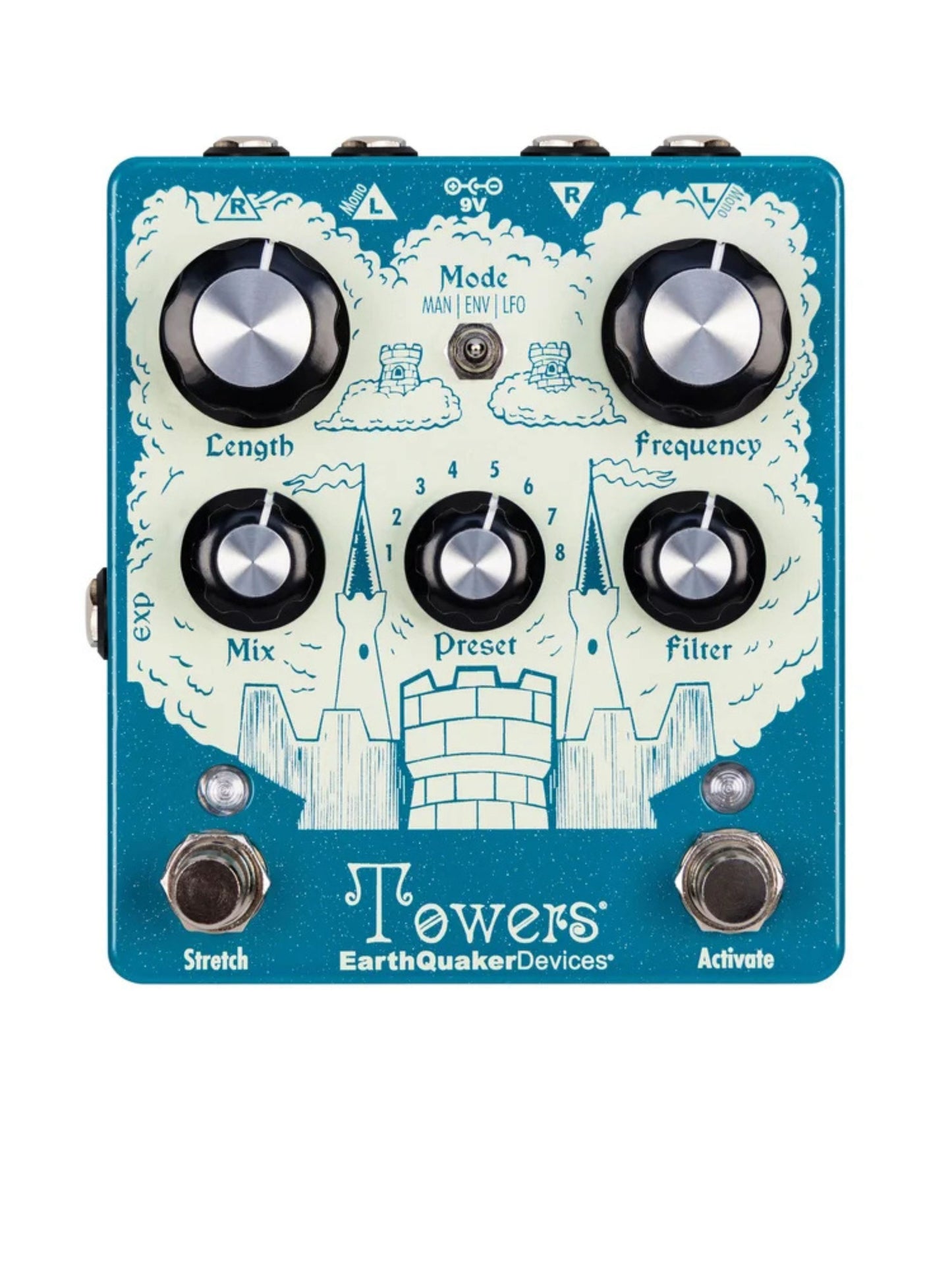 Earthquaker Devices Towers, Stereo Reverb Pedal