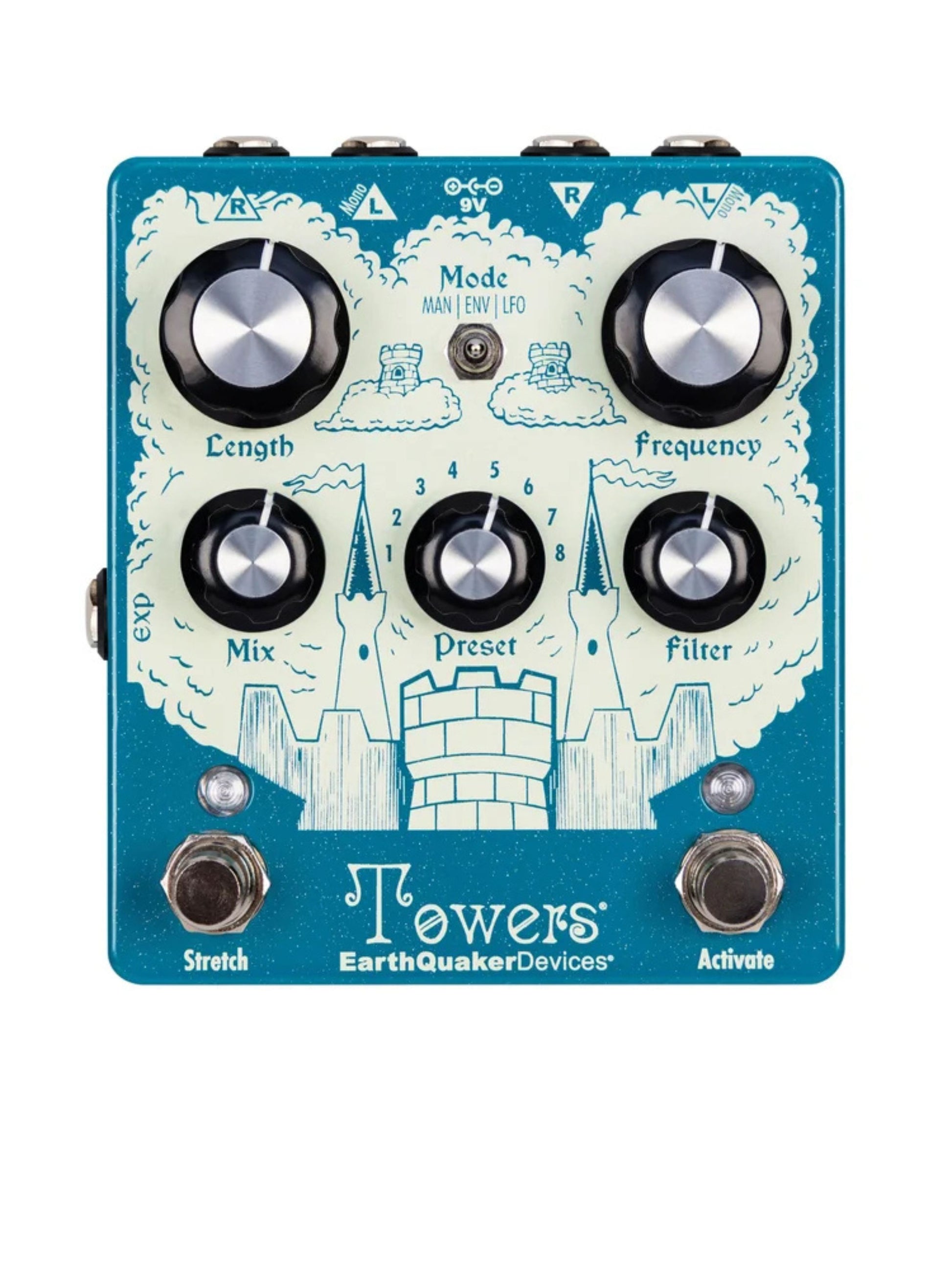 Earthquaker Devices Towers, Stereo Reverb Pedal