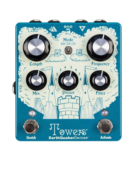 Earthquaker Devices Towers, Stereo Reverb Pedal