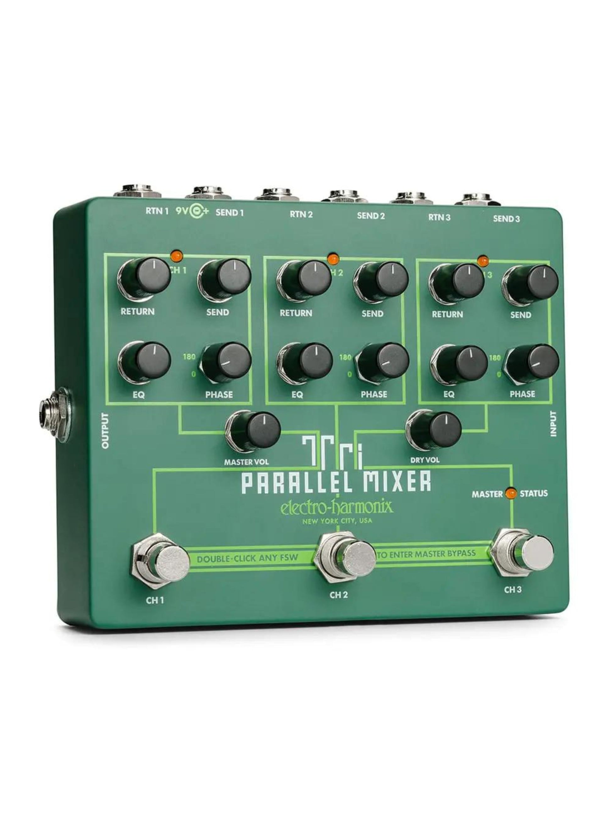 Electro Harmonix Tri Parallel Mixer Effects Loop Mixer / Switcher Pedal